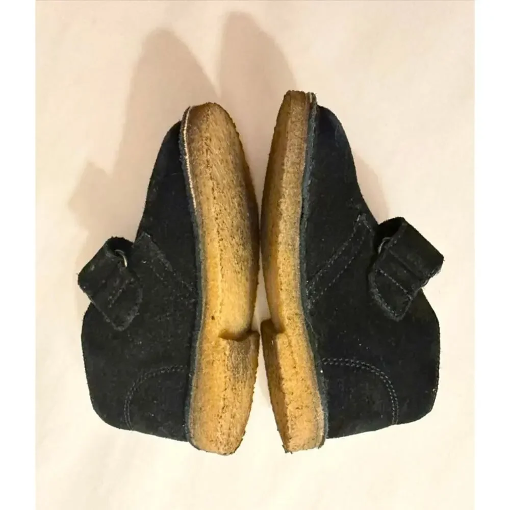 NATURINO CHOCO Suede Desert Boots in Navy Blue sz. 22 US 6